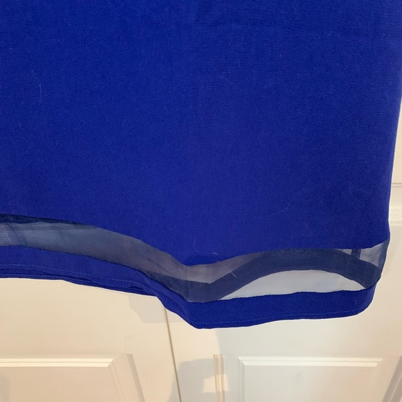 Skies are Blue Sheer Mini Dress - Picture 2 of 5